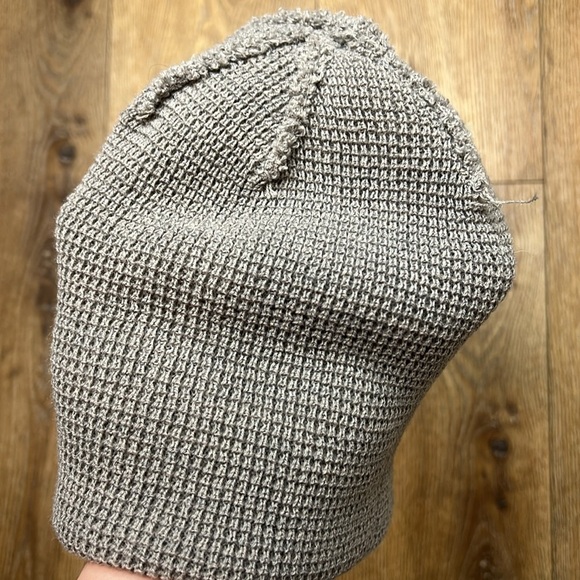 Vuori Alpine Waffle Beanie in Gray - Picture 6 of 8
